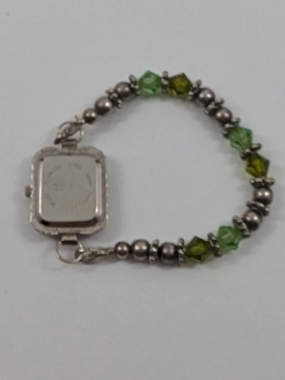 Classic Geneva Elite Bracelet Watch, Glass & Metal Bead Band